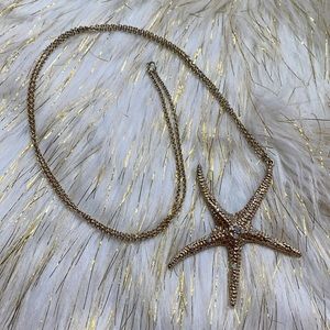 ⭐️🌊 Costume jewelry gold Starfish necklace ⭐️ 🌊
